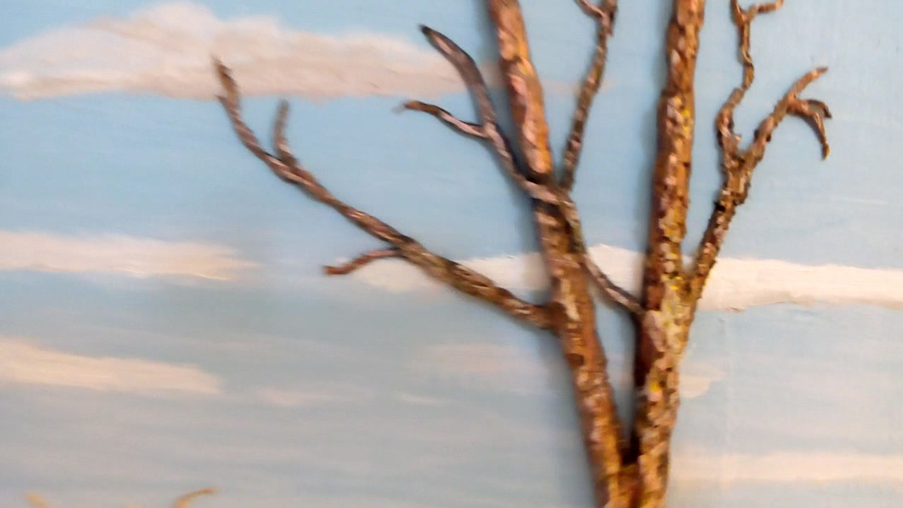 Working on the painting Australia, Arnhem Land